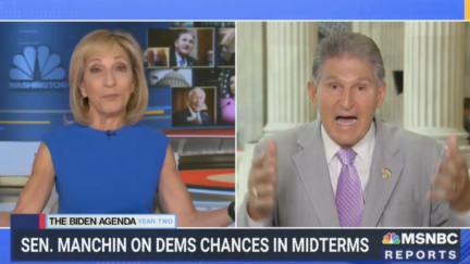Manchin Loses Cool After Questions About Supporting Biden