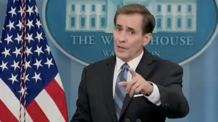 John Kirby Reprimands Reporter for Shouting Over Others