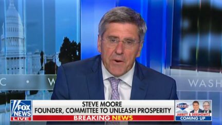 Former Deadbeat Stephen Moore Tells Student Borrowers: ‘If You’re Not Paying Your Debts, You’re a Deadbeat’ (mediaite.com)