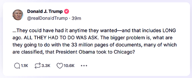 Trump Truth Social Had to Ask