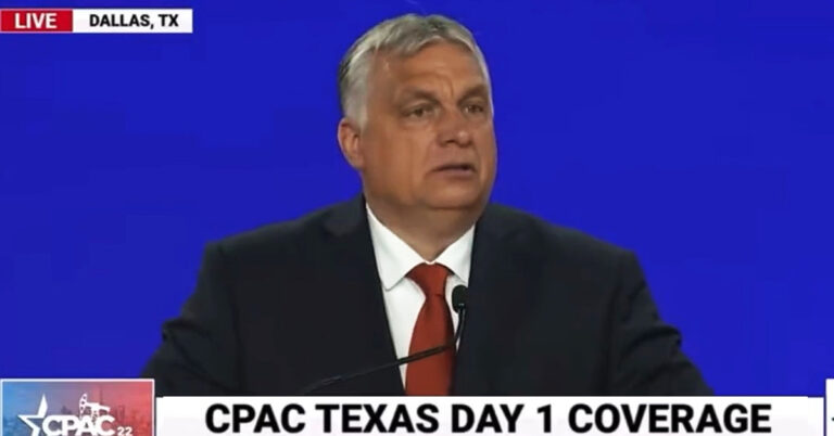 Orbán Gets Standing Ovation at CPAC After Marriage'' Remark