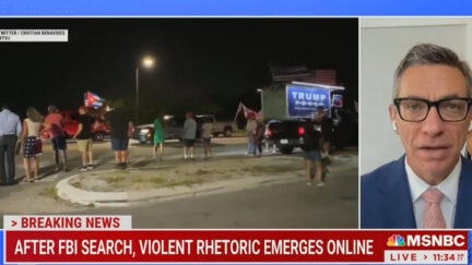 MSNBC Pundit Claims 'Foreign Power' Could Push Someone to Violence After Trump Raid