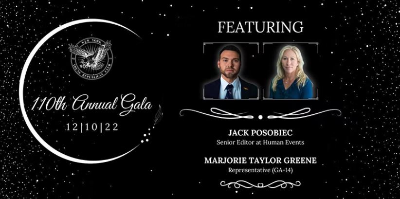 NYYRC's 110th Annual Gala with Marjorie Taylor Greene & Jack Posobiec