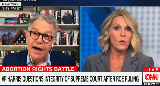 Al Franken Goes There, Pounces On CNN’s Alice Stewart Over What ‘Destroyed’ Legitimacy of Politicized SCOTUS: ‘I’m Surprised You’re Claiming This!’ (mediaite.com)