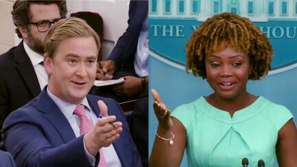 Reporters Laugh As Biden Spox Jean-Pierre Ribs Doocy for 'Feeling a Certain Way' About Getting Skipped at Last Briefing