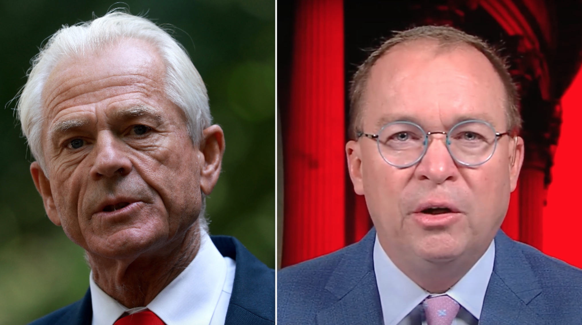 Peter Navarro Mick Mulvaney Fight Over White House Job