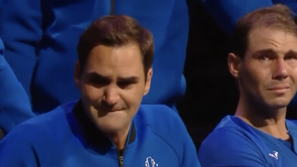 WATCH: Roger Federer Calls it a Career in Tearful Goodbye After Doubles Loss Alongside Rafael Nadal, Who Weeps