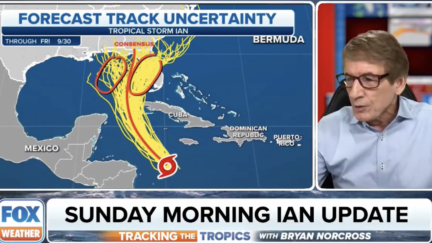 Fox Meteorologist Inadvertently Draws a Penis with His Telestrator During Hurricane Ian Forecast