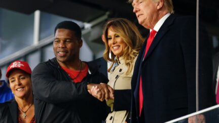 Donald Trump and Herschel Walker
