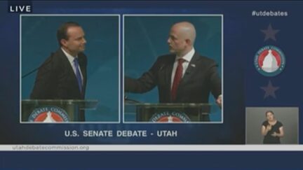 Evan McMullin confronts Mike Lee