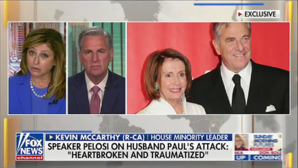 WATCH Fox Anchor Asks Kevin McCarthy How Speaker Nancy Pelosi and Paul Are Doing — While Both Frame Attack As Crime Politics b