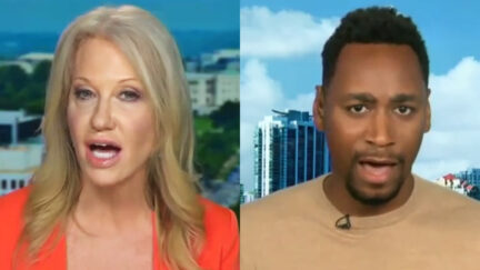 Kellyanne Conway and Gianno Caldwell