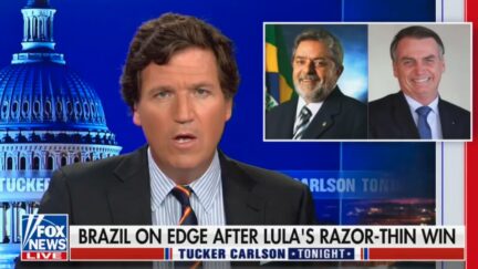 Tucker Carlson lies about Brazil's election