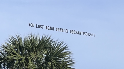 'You Lost Again Donald!': Plane Trolls Mar-a-Lago With Pro-DeSantis Banner Hours Ahead of Trump 'Announcement'