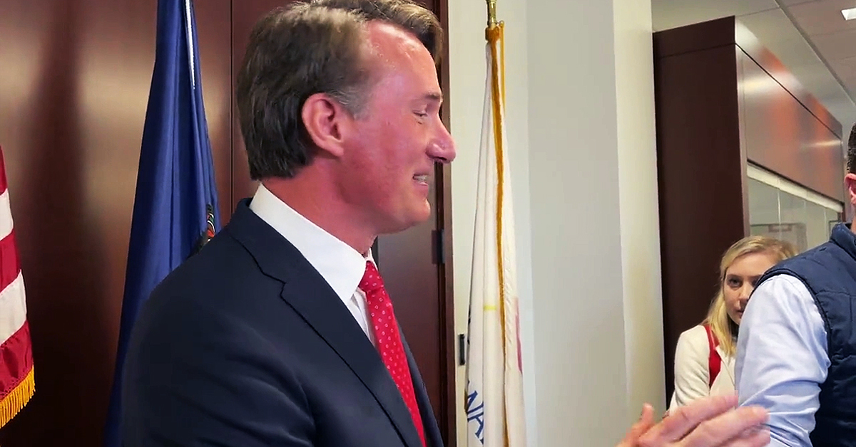 Youngkin Laughs at Trump Insult