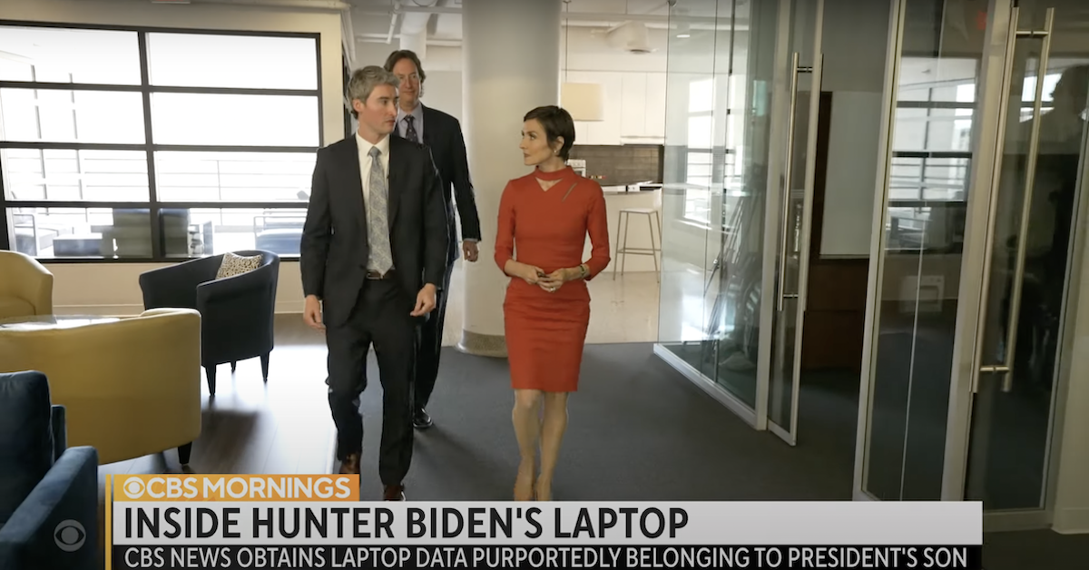 CBS News Confounds Conservative Twitter with 'Years Late' Report Authenticating Hunter Biden laptop