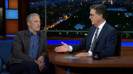 Jon Stewart Rejects 'Censorship and Penalties' Being Used to Stop Anti-Semitism