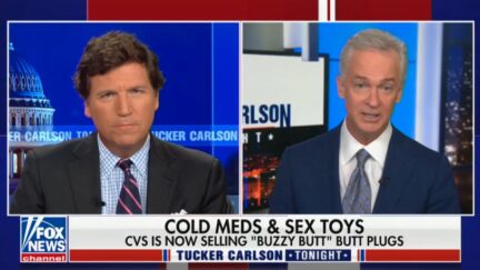 Tucker Carlson and Trace Gallagher talk about sex toys