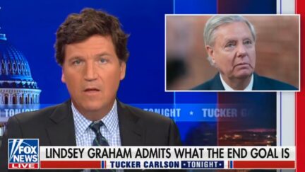 Tucker Carlson slams Lindsey Graham