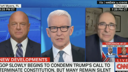 Anderson Cooper Mocks Trump as 'Drunk Relative Who Yells Out Obscenities' That Republicans Are Forced to 'Ignore'