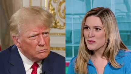 Trump Bristles When Olivia Nuzzi Confronts Him With Quote From Adviser Calling Him 'Thirsty' and Desperate to be 'Relevant'