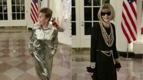 WATCH Reporters Grill State Dinner Guest Anna Wintour About Naomi Biden Wedding, Get Blown Off By Valerie Biden Owens