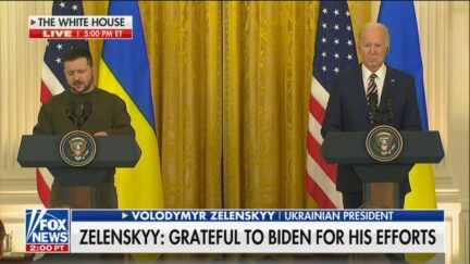 Zelensky and Biden
