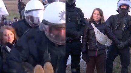 WATCH: Greta Thunberg Detained By German Police At Climate Protest