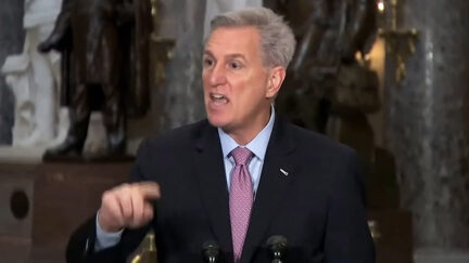 Kevin McCarthy Snaps at Press