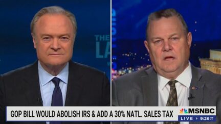Jon Tester with Lawrence O'Donnell