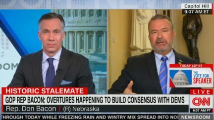 Don Bacon Tells CNN Talks Are Underway for 'Consensus Candidate' Should McCarthy's Speaker Bid Fail