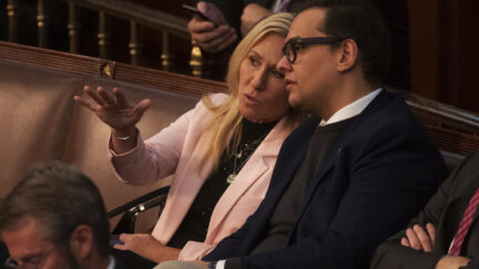 Marjorie Taylor Greene and George Santos