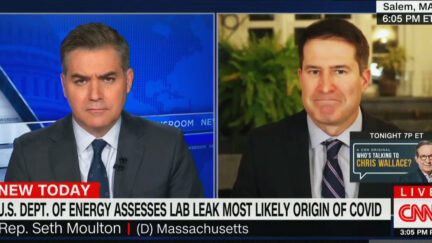 Jim Acosta Seth Moulton Lab Leak