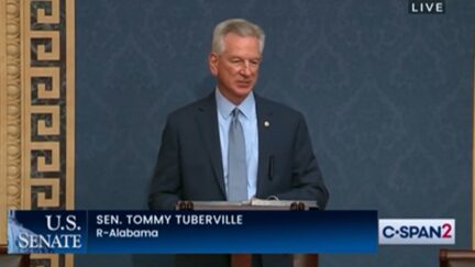 Tommy Tuberville rails against abortion