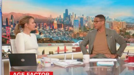 Poppy Harlow and Don Lemon