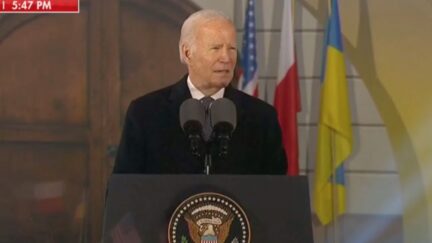 Joe Biden in Warsaw