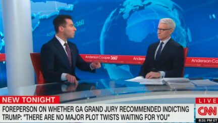 Anderson Cooper and Elie Honig