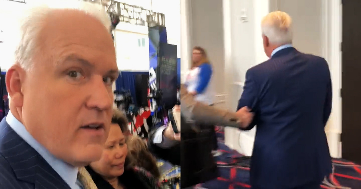 Matt Schlapp Dodges Reporter at CPAC
