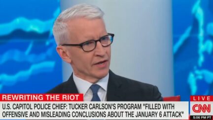 Anderson Cooper says Tucker Carlson would have pissed himself on 1/6