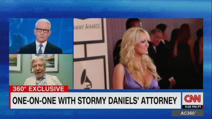 WATCH CNN's Anderson Cooper Asks Stormy Daniels Lawyer If She'd Be 'Pleased' If Trump Is Indicted