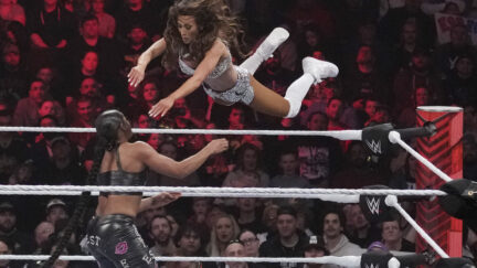 Bianca Belair and Carmella