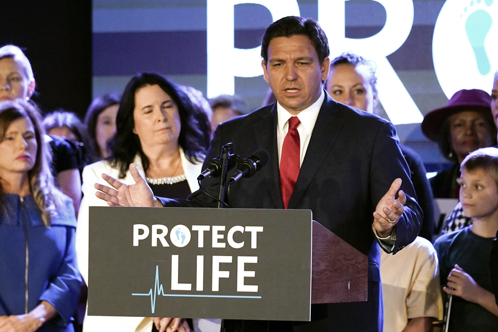 Ron DeSantis Signs Bill Outlawing Abortions in Florida at 11:35PM Behind Closed Doors