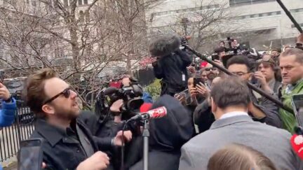 Jordan Klepper Heckled George Santos