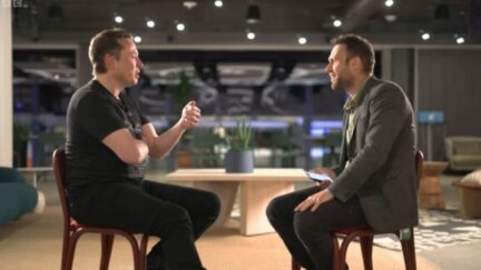 Elon Musk and James Clayton