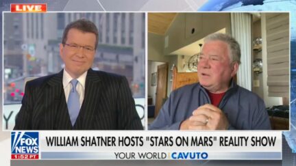 Neil Cavuto and William Shatner