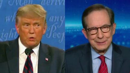 WATCH CNN's Chris Wallace Gets 'Flashes of PTSD' When Confronted With Video of Trump Attacking Him At Debate