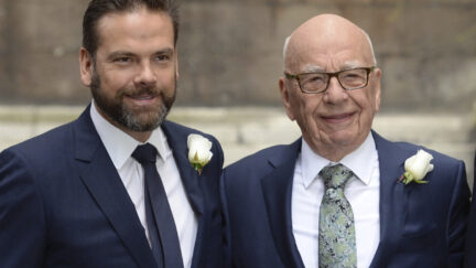 Rupert Murdoch and his son Lachlan Murdoch