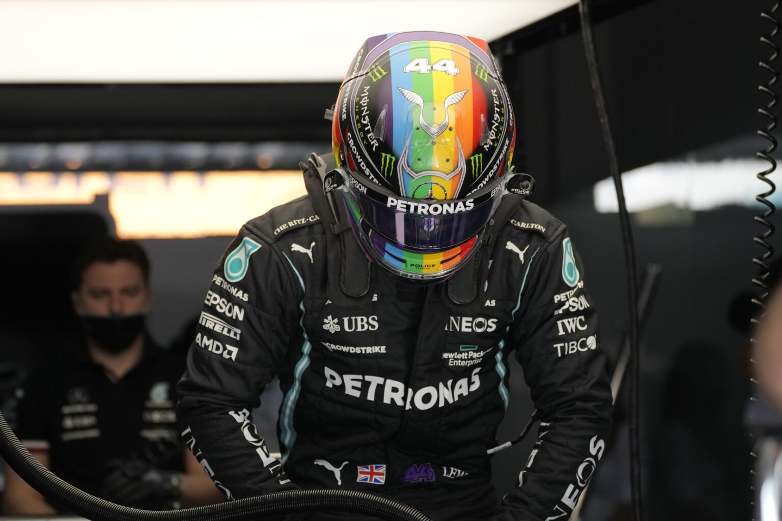 Formula 1 Driver Lewis Hamilton Will Wear a Rainbow Helmet in Miami ...