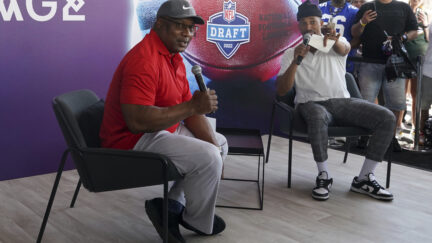 Bo Jackson at the 2022 NFL Draft