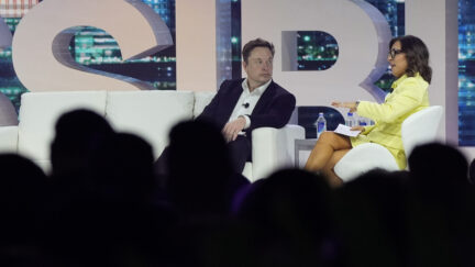 Elon Musk and Linda Yaccarino